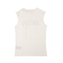 Raf Simons Kollaps Print Sleeveless Slim T-Shirt - White