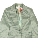 Off-White C/O Virgil Abloh Mint Satin Boyfriend Blazer - Green