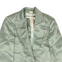 Off-White C/O Virgil Abloh Mint Satin Boyfriend Blazer - Green