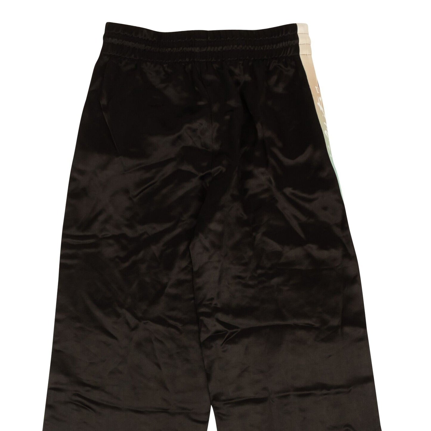 Black Multi Logo Tape Track Pants