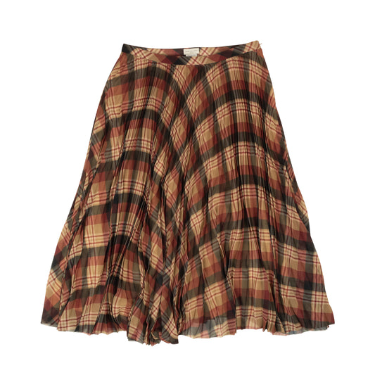 Dries Van Noten Sax Plaid Pleated Skirt - Multi