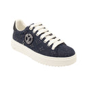 Blue Denim Time Out Logo Lace Up Sneakers