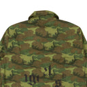 Green Camo Pockets Button Down Shirt