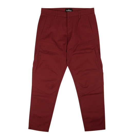 Stone Island Shadow Project Textured Trousers - Red