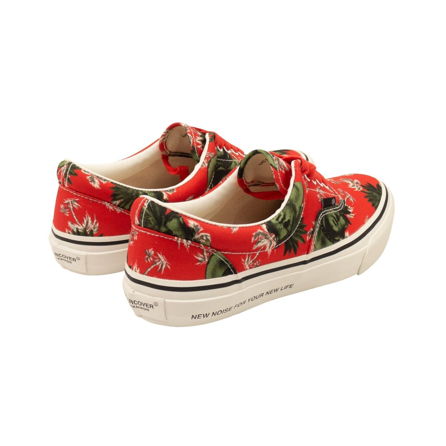 Undercover Face Print Sneakers - Red