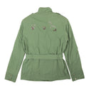 Off-White C/O Virgil Abloh Mint Satin Boyfriend Blazer - Green