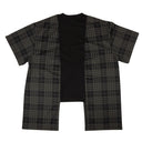 Black Checked Short Sleeve Layered T-Shirt