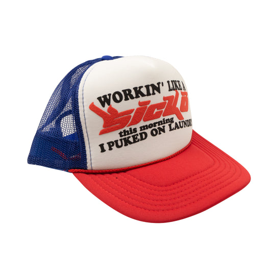 Sickö Trucker Hat - Red/White/Blue