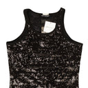 Junya Watanabe Black Sequin Embellished Tank Top