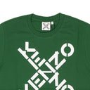 Green Big X Logo Short Sleeve T-Shirt