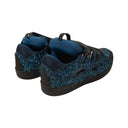 Blue Low Top Curb Lace Up Sneakers
