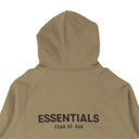Essentials Fear Of God Back Logo Hoodie - Taupe
