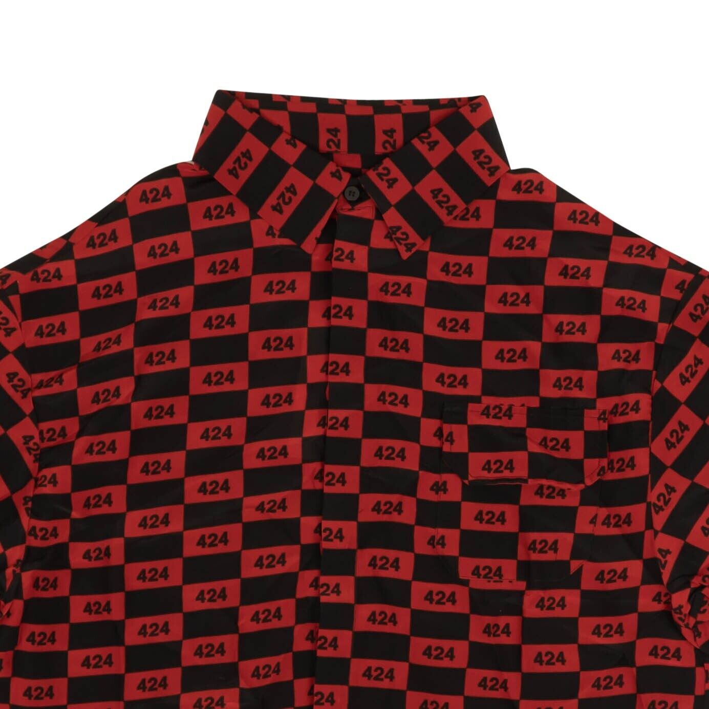 424 On Fairfax Men'S T-Shirts - Red/Black