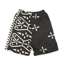BLack Humongo Cross Easy Shorts