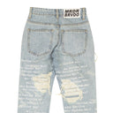 Who Decides War Scripture Denim - Blue