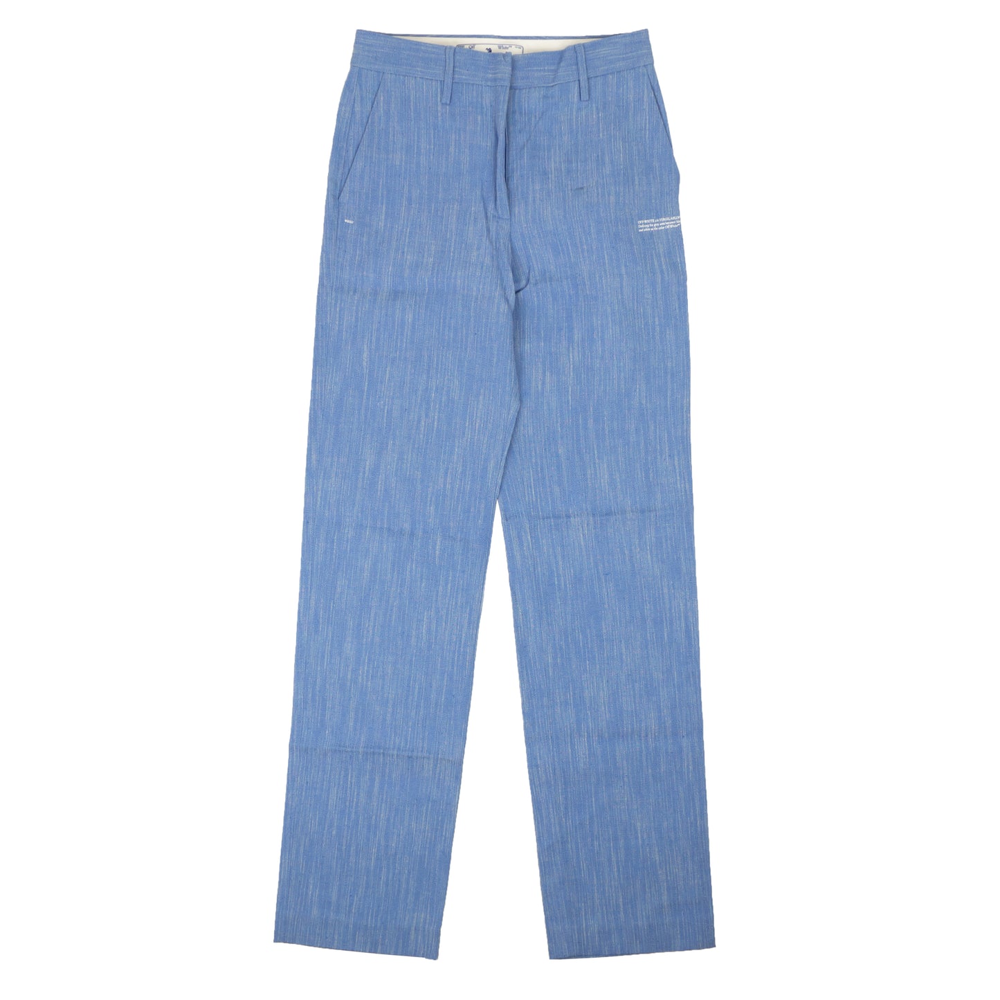 Off-White C/O Virgil Abloh Melange New Formal Pant - Blue