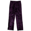 Purple Crushed Velvet Pennan Pants