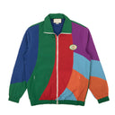 Multicolor Geometric Nylon Track Jacket