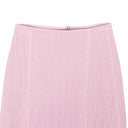 Lavender Quilted Leather Mini Skirt