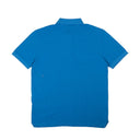 BOTTEGA VENETA BLUE PIQUET SHORT SLEEVE POLO SHIRT