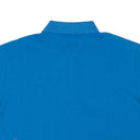 BOTTEGA VENETA BLUE PIQUET SHORT SLEEVE POLO SHIRT