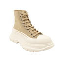 Alexander Mcqueen Tread Slick Hi Top Boot - Beige