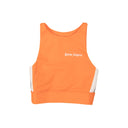 Orange Logo Track Training Sports Bra