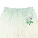 Light Aqua Memphis Icon Silk Shorts