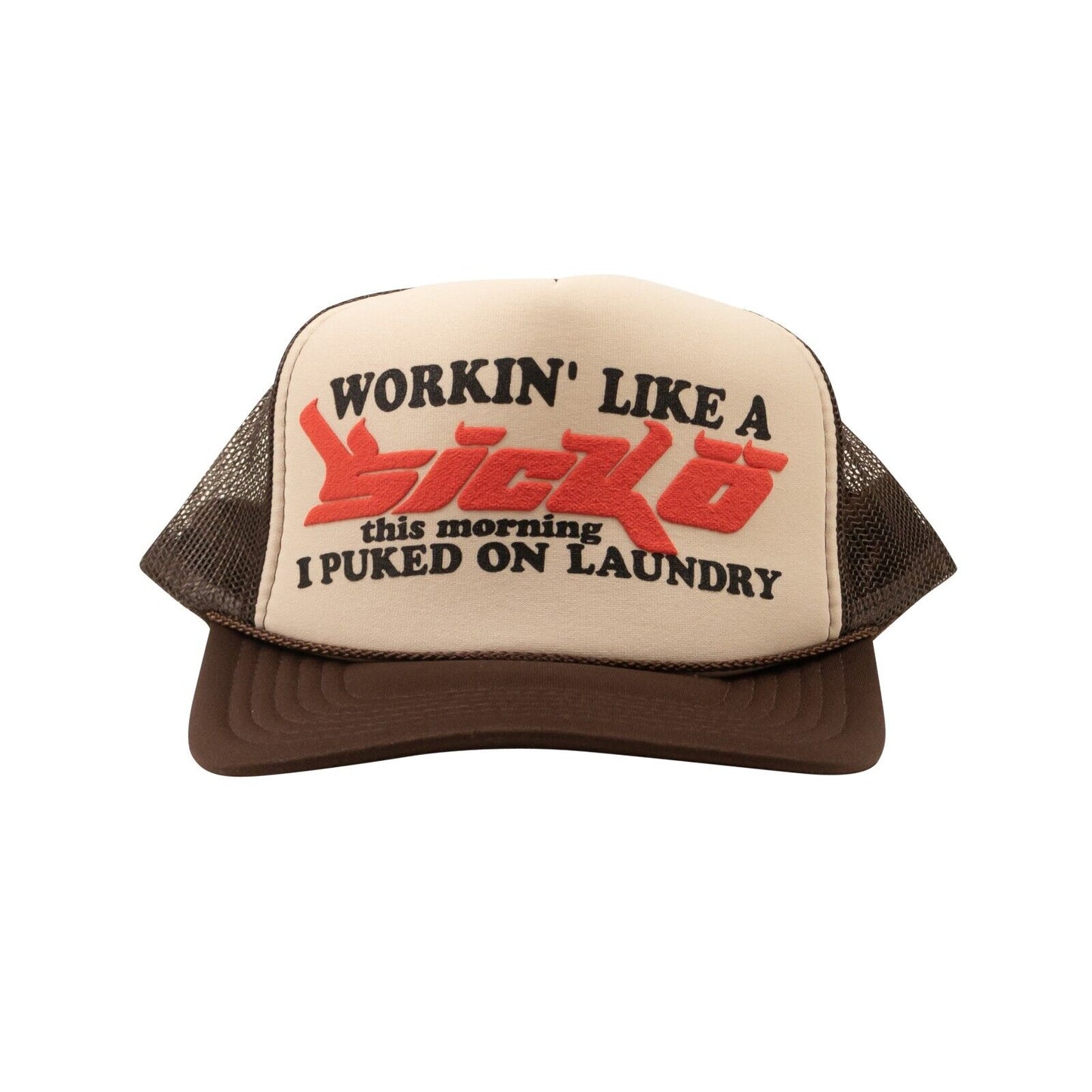 Sickö Trucker Cap - Brown/Tan