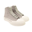Alexander Mcqueen Deck Plimsoll Hi-Top Sneakers - Gray