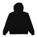 Black Embroidered Skull And Snake Hoodie