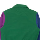 Multicolor Geometric Nylon Track Jacket