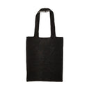 Black Knit Wool Blend Shopper Tote Bag
