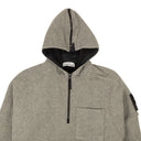 Stone Island Short Pullover Wool Coat - Gray