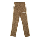 Brown Leopard Jaquard Track Pants