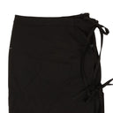 Black Formal Strings Midi Skirt