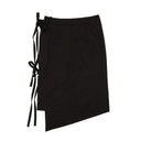Black Formal Strings Midi Skirt