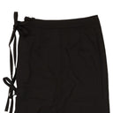 Black Formal Strings Midi Skirt