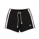 Black Monogram Logo Swim Shorts