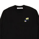 Black Arrow Sweatshirt Dress