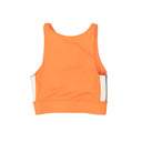 Orange Logo Track Training Sports Bra