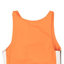 Orange Logo Track Training Sports Bra