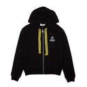 Lanvin Printed Zip Up Hoodie Sweatshirt - Beige