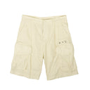 Off White C/O Virgil Abloh Ow Logo Utility Shorts - Cream