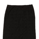 Comme Des Garçons Monogram Asymmetrical Skirt - Black