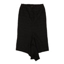 Comme Des Garçons Monogram Asymmetrical Skirt - Black