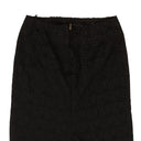 Comme Des Garçons Monogram Asymmetrical Skirt - Black
