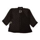 Comme Des Garcons Plka Dot Silk Blouse - Black/Red