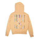 Salmon Pink Arrows Tape Hoodie