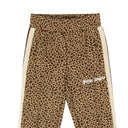 Brown Leopard Jaquard Track Pants